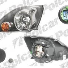 lampa przednia, reflektor wiate przednich FORD FIESTA (JHS), 10.2005 - 09.2008 (AL)