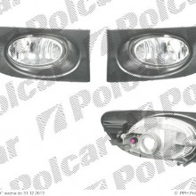 halogeny, lampy przeciw mgielne przednie HONDA JAZZ (GD), 03.2002 - 10.2008 (TYC)