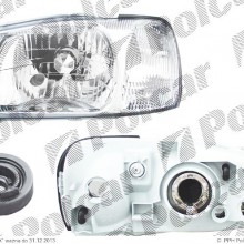 lampa przednia, reflektor wiate przednich HYUNDAI ACCENT (LC) Sedan / / Hatchback, 01.2001 - 12.2003 (DJ AUTO)