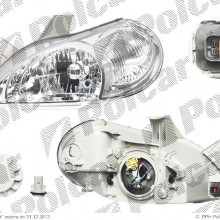 lampa przednia, reflektor wiate przednich KIA RIO (DC), 08.2000 - 12.2002