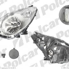 lampa przednia, reflektor wiate przednich OPEL AGILA (Hatchback), 01.2008- (VALEO)