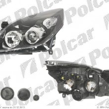 lampa przednia, reflektor wiate przednich OPEL VECTRA C, 09.2005 - 09.2008 (VALEO)