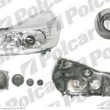 lampa przednia, reflektor wiate przednich RENAULT ESPACE V (K), 01.2006- (VALEO)