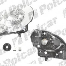 lampa przednia, reflektor wiate przednich RENAULT KANGOO (W), 01.2008- (TYC)