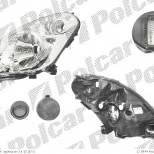 lampa przednia, reflektor wiate przednich SUZUKI SPLASH (EX), 01.2008- (VALEO)