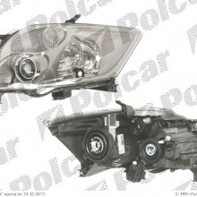 lampa przednia, reflektor wiate przednich TOYOTA AURIS (E15J), 03.2007 - 04.2010 (VALEO)