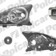 lampa przednia, reflektor wiate przednich TOYOTA AYGO (AB1), 09.2005- (VALEO)