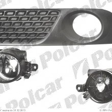 halogen, lampa przeciw mgielna przednia VOLVO V70 (BW), 03.2007-