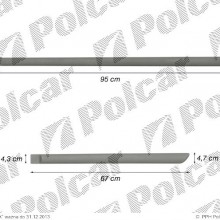 listwy boczne komplet KIA SHUMA (FB) 98 - 00