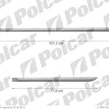 listwy boczne komplet HONDA JAZZ (GE), 10.2008-