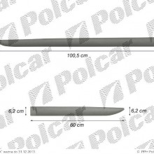 listwy boczne komplet CHEVROLET AVEO Sedan (T250), 03.2006-