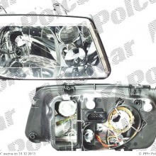 lampa przednia, reflektor wiate przednich VOLKSWAGEN BORA (1J5/1JM), 10.1998 - 11.2005 (TYC)