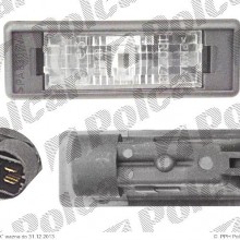 lampa oswietlenia tablicy rej. PEUGEOT 806 (221/224/222/A / B), 06.1994 - 07.2002