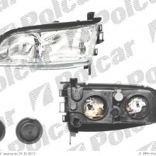 lampa przednia, reflektor wiate przednich OPEL VECTRA B (Sedan+Hatchback+KOMBI), 95 - 98 (VALEO)