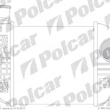 Chodnica powietrza (Intercooler) AUDI A6 04- ( - )