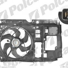 Wentylator z obudow, wspornikiem CITROEN BERLINGO 02- ( - )