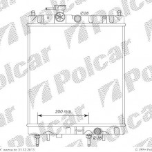 Ch�odnica wody NISSAN MICRA K11, 92 - 02 ( - )