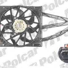 Wentylator z obudow, wspornikiem FIAT PANDA 03- ( - )