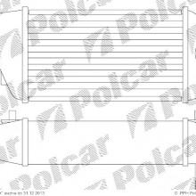 Chodnica powietrza (Intercooler) FIAT UNO 83- / 89- ( - )