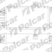Chodnica powietrza (Intercooler) FORD ESCORT 95- ( - )