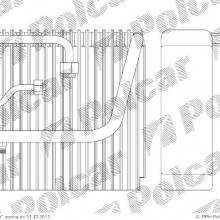 Parownik klimatyzacji HONDA CIVIC 95- ( - )