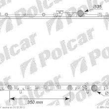 Chodnica wody MITSUBISHI GALANT 88 - 93 ( - )