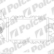 Chodnica powietrza (Intercooler) OPEL VECTRA B 95 - 99 ( - )