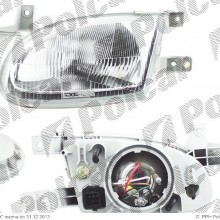 lampa przednia, reflektor wiate przednich HYUNDAI ACCENT (X - 3) Sedan / / Hatchback, 98 - 00 (TYC)