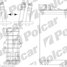Nagrzewnica RENAULT ESPACE III 96 - 02 ( - )