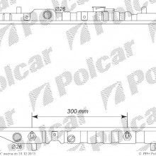 Chodnica wody SUBARU JUSTY 84 - 95 ( - )