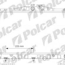 Chodnica wody TOYOTA CAMRY 82 - /87 - 91 ( - )