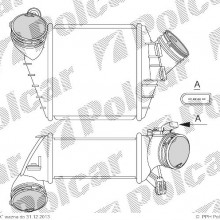 Chodnica powietrza (Intercooler) VOLKSWAGEN NEW BEETLE 98- ( - )