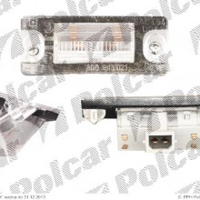 lampa oswietlenia tablicy rej. AUDI A4 (B5) Sedan 99 - 00/AVANT 99 - 01 (AXO SCINTEX)