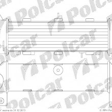 Chodnica powietrza (Intercooler) VOLKSWAGEN CADDY 95 - 04