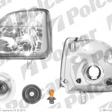 lampa przednia, reflektor wiate przednich SUZUKI WAGON R+ (MM), 05.2000- (TYC)