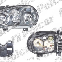 lampa przednia, reflektor wiate przednich VOLKSWAGEN GOLF IV (1J) (Hatchback + KOMBI), 08.1997 - 09.2003 (ARTEB)