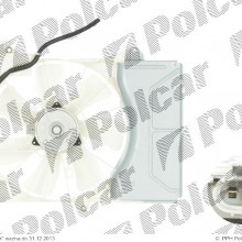 Wentylator z obudow, wspornikiem TOYOTA YARIS VERSO 99-
