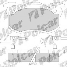 Klocki hamulcowe (4szt. komplet) CITROEN BX (XB - _), 10.1982 - 06.1994 (Breck)