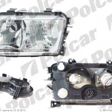 lampa przednia, reflektor wiate przednich AUDI A3 (8L), 01.1996 - 12.1999 (DJ AUTO)