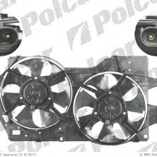 Wentylator z obudow, wspornikiem DODGE CARAVAN 95 - 00 ( - )