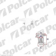 Spinka montaowa TOYOTA TERCEL Sedan, 01.1991 - 12.1999