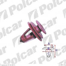 Spinka montaowa TOYOTA COROLLA (AE110), 04.1997 - 12.2002