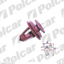 Spinka montaowa TOYOTA TERCEL (AL20/AL21/AL25) 82 - 88