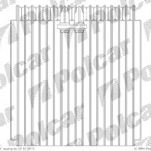Parownik klimatyzacji TOYOTA COROLLA 00 - 01 ( - )