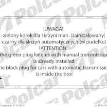 Chodnica wody BMW 1 E87, 04- ( - )