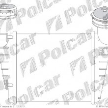 Chodnica powietrza (Intercooler) SKODA SUPERB 02 - 08 ( - )