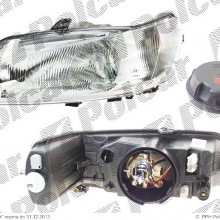 lampa przednia, reflektor wiate przednich PEUGEOT 306 (7_), (Hatchback + Sedan + KOMBI), 05.1997 - 12.1998 (DJ AUTO)