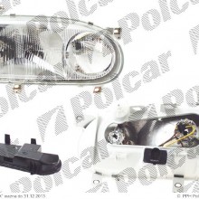 lampa przednia, reflektor wiate przednich VOLKSWAGEN GOLF III (1H) (Hatchback + KOMBI+CABRIO), 08.1991 - 04.1999 (DJ AUTO)