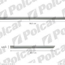 listwy boczne komplet KIA VENGA, 01.2010-