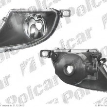 halogen, lampa przeciw mgielna przednia BMW 5 (E60/E61), 06.2003 - 06.2010 (TYC)